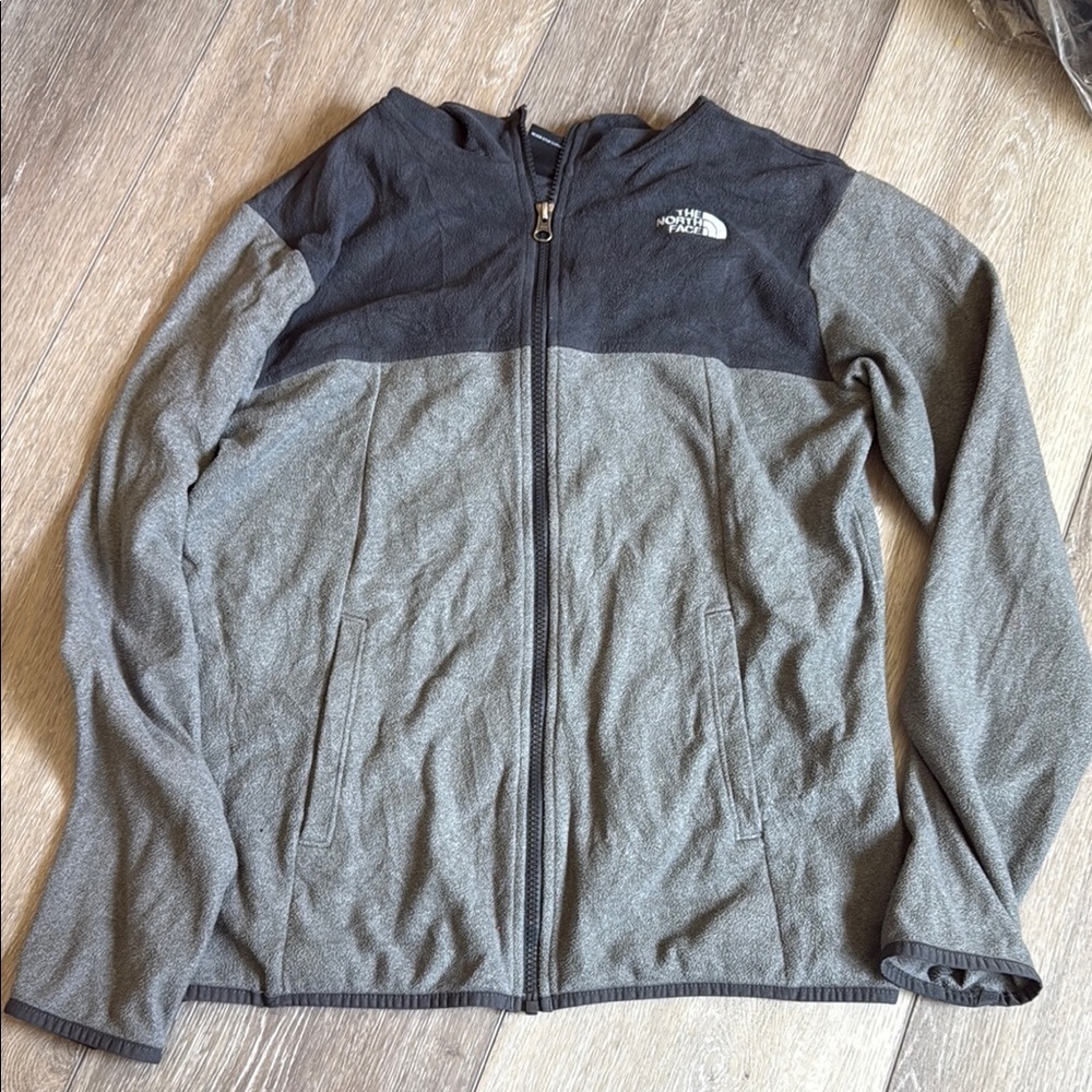 The North Face boys XL full zip fleece
